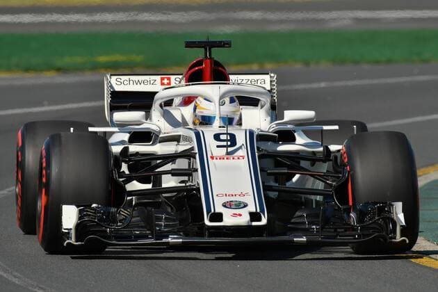 March 23, 2018: Marcus Ericsson (SWE) 9 from the Alfa Romeo Sauber F1 Team during practice session one at the 2018 Australian Formula One Grand Prix at Albert Park, Melbourne, Australia. Cal Media Formula One 2018: Australia - Practice 1 - ZUMAc04_ 20180323_zaf_c04_010 Copyright: xSydneyxLowx