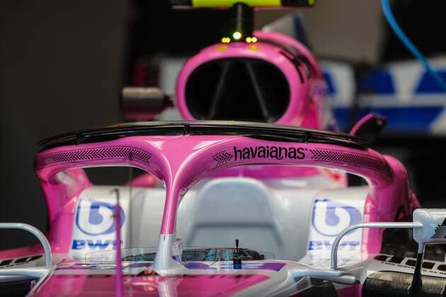 HALO am Force India Auto, Grosser Preis von Australien 2018, Rennen, Motorsport, Formel 1, 23.03.2018, Melbourne Copyright: xIllman Eibner-Pressefotox EP_EER