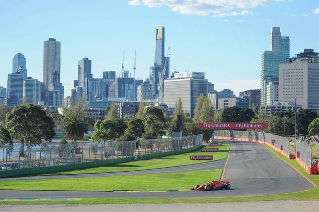 23rd March 2018, Melbourne Grand Prix Circuit, Melbourne, Australia; Melbourne Formula One Grand Prix, Friday free practice; Kimi Raikkonen of Finland driving the (7) Ferrari SF71H  ActionPlus12004231