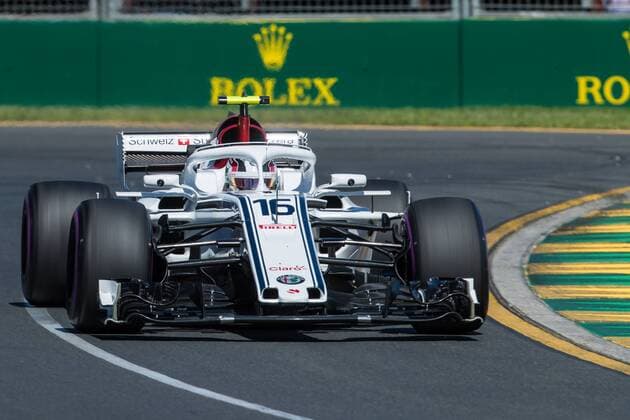 Charles Leclerc (Alfa Romeo Sauber F1 Team) mit seinem Auto auf der Strecke, Grosser Preis von Australien 2018, freies Training, Motorsport, Formel 1, 23.03.2018, Melbourne Copyright: xIllman Eibner-Pressefotox Ep_eer