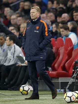 coach Ronald Koeman of Holland during the International Friendly Länderspiel match match between The Netherlands and England at the Amsterdam Arena on March 23, 2018 in Amsterdam, The Netherlands International friendly match 2017 2018 xVIxVIxImagesx xMauricexvanxSteenxIVx 10425186