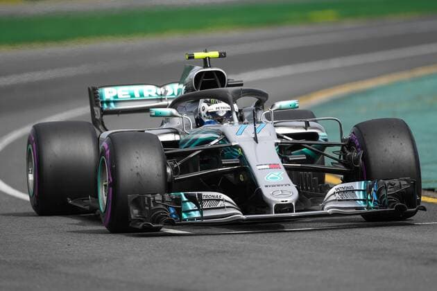 24th March 2018, Melbourne Grand Prix Circuit, Melbourne, Australia; Melbourne Formula One Grand Prix, qualifying; Valtteri Bottas driving the (77) Mercedes AMG Petronas F1 Team Mercedes WO9  ActionPlus12004700