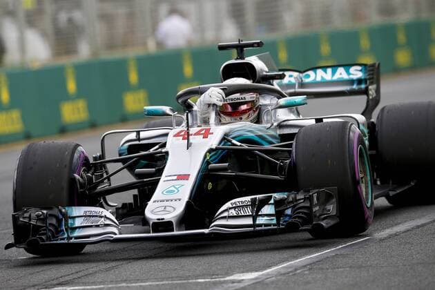 Motorsports: FIA Formula One World Championship WM Weltmeisterschaft 2018, Melbourne, Victoria : Motorsports: Formula 1 2018 Rolex Australian Grand Prix, 44 Lewis Hamilton (GBR, Mercedes AMG Petronas F1 Team), Melbourne Australia