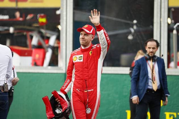 VETTEL Sebastian (ger), Scuderia Ferrari SF71H, portrait during 2018 Formula 1 championship at Melbourne, Australian Grand Prix, from March 22 To 25 - s: FIA Formula One World Championship WM Weltmeisterschaft 2018, Melbourne, Victoria : Motorsports: Formula 1 2018 Rolex Australian Grand Prix, Melbourne Australia
