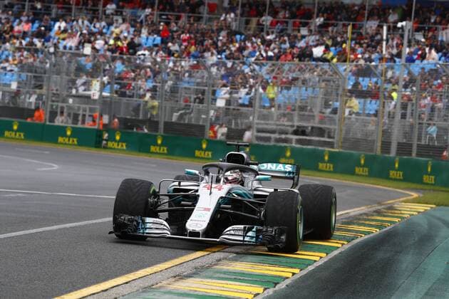 Motorsports: FIA Formula One World Championship WM Weltmeisterschaft 2018, Melbourne, Victoria : Motorsports: Formula 1 2018 Rolex Australian Grand Prix, 44 Lewis Hamilton (GBR, Mercedes AMG Petronas F1 Team), Melbourne Australia