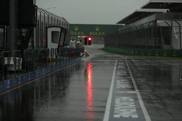 Bilder des Tages - SPORT Regen an der Strecke, Grosser Preis von Australien 2018, Rennen, Motorsport, Formel 1, 24.03.2018, Melbourne Copyright: xIllman Eibner-Pressefotox EP_eer