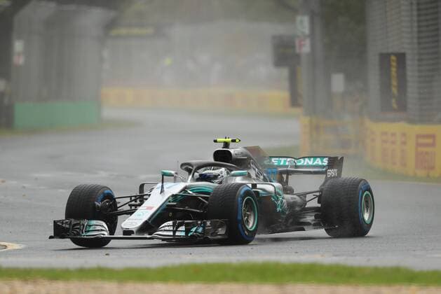 Valtteri Bottas (Mercedes AMG Petronas Formula One Team) mit seinem Auto auf der Strecke, Grosser Preis von Australien 2018, Rennen, Motorsport, Formel 1, 24.03.2018, Melbourne Copyright: xIllman Eibner-Pressefotox EP_eer
