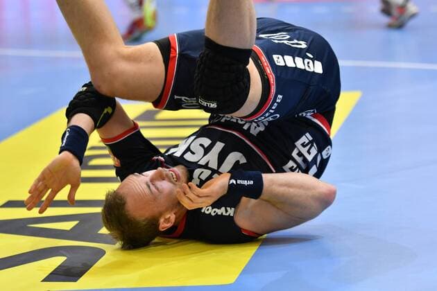 IFK Kristianstad - SG Flensburg-Handewitt, EHF Champions League; Kristianstad, 24.03.18 Kristianstad, 24.03.18, Handball, VELUX EHF Champions League, Saison 2017 2018, Achtelfinale, IFK Kristianstad - SG Flensburg-Handewitt : Henrik Toft Hansen (SG Flensburg-Handewitt, 23)