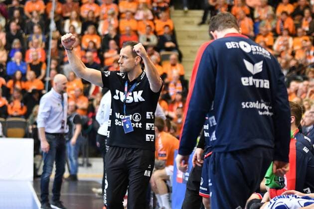 IFK Kristianstad - SG Flensburg-Handewitt, EHF Champions League; Kristianstad, 24.03.18 Kristianstad, 24.03.18, Handball, VELUX EHF Champions League, Saison 2017 2018, Achtelfinale, IFK Kristianstad - SG Flensburg-Handewitt : Maik Machulla (SG Flensburg-Handewitt, Trainer)