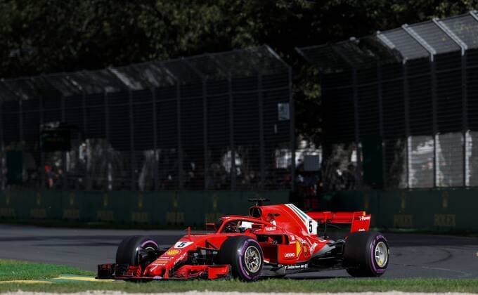 Motorsports: FIA Formula One World Championship WM Weltmeisterschaft 2018, Melbourne, Victoria : Motorsports: Formula 1 2018 Rolex Australian Grand Prix, , 5 Sebastian Vettel (GER, Scuderia Ferrari) Melbourne Australia