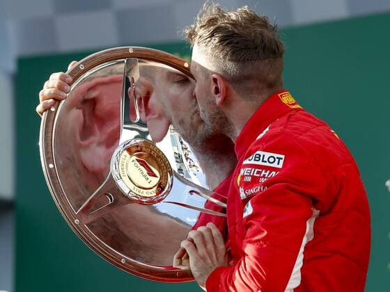 Motorsports: FIA Formula One World Championship WM Weltmeisterschaft 2018, Melbourne, Victoria : Motorsports: Formula 1 2018 Rolex Australian Grand Prix, , 5 Sebastian Vettel (GER, Scuderia Ferrari) Melbourne Australia