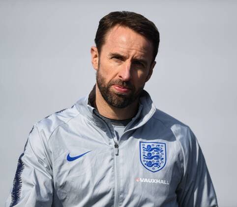England Training Gareth Southgate manager of England during training at Enfield Training Centre, Enfield Content Not Available For UK Newspapers Copyright: xSimonxDaelx FIL-11552-0005