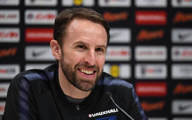 England Presser Gareth Southgate manager England during a press conference PK Pressekonferenz at Enfield Training Centre, Enfield Content Not Available For UK Newspapers Copyright: xSimonxDaelx FIL-11553-0011