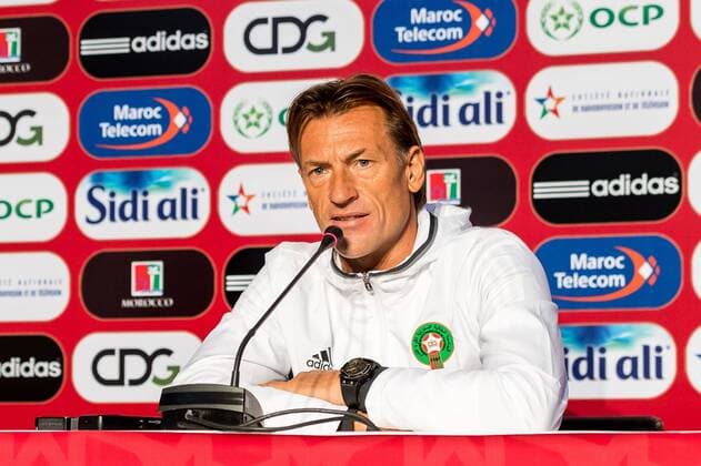 Bilder des Tages - SPORT coach Herve Renard of Morocco during a training session prior to the International Friendly Länderspiel match between Morocco and Oezbekistan in Cassablanca on March 26, 2018, Morocco. 2017 2018 xVIxVIxImagesx xGerritxvanxKeulenxIVx 10460241