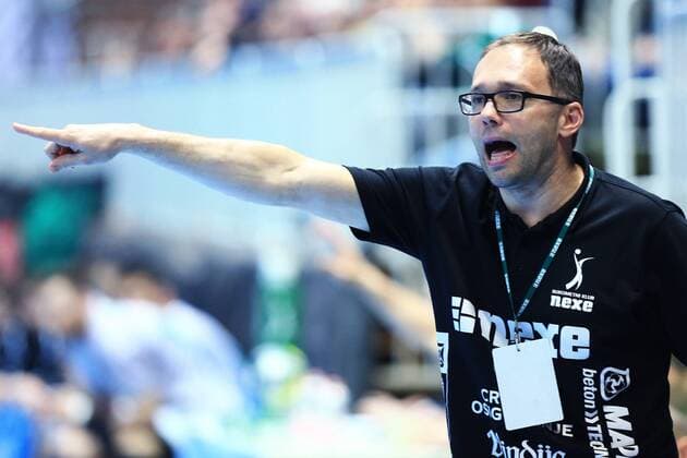 EHF cup, RK Nexe - Frisch Auf Frisch Auf Goeppingen 26.03.2018., Nasice, Croatia - EHF cup, group C, round 5, RK Nexe - Frisch Auf Goeppingen. Coach of Nexea Hrvoje Horvat  DavorxJavorovic PIXSELL