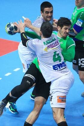 EHF cup, RK Nexe - Frisch Auf Frisch Auf Goeppingen 26.03.2018., Nasice, Croatia - EHF cup, group C, round 5, RK Nexe - Frisch Auf Goeppingen. Ante Gadza  DavorxJavorovic PIXSELL