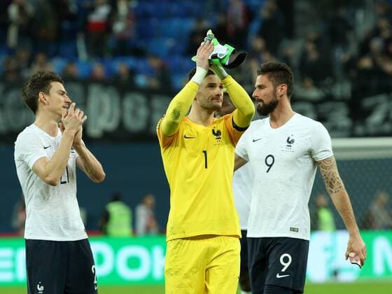 Fußball, Länderspiel, Russland - Frankreich March 27, 2018- Russia, St. Petersburg. Friendly football match between Russia v France. AlexanderxKulebyakin 