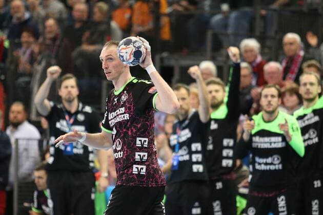 SG Flensburg-Handewitt - IFK Kristianstad, EHF Champions League; Flensburg, 28.03.18 Flensburg, 28.03.18, Handball, VELUX EHF Champions League, Saison 2017 2018, Achtelfinale, SG Flensburg-Handewitt - IFK Kristianstad : Holger Glandorf (SG Flensburg-Handewitt, 09)
