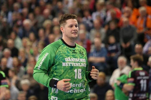 SG Flensburg-Handewitt - IFK Kristianstad, EHF Champions League; Flensburg, 28.03.18 Flensburg, 28.03.18, Handball, VELUX EHF Champions League, Saison 2017 2018, Achtelfinale, SG Flensburg-Handewitt - IFK Kristianstad : Kevin Moeller (SG Flensburg-Handewitt, 16)