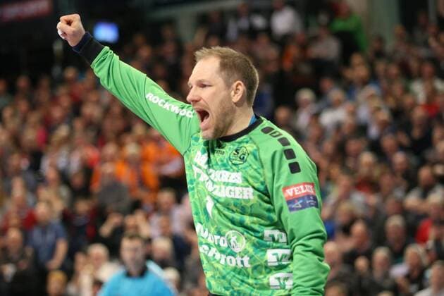 SG Flensburg-Handewitt - IFK Kristianstad, EHF Champions League; Flensburg, 28.03.18 Flensburg, 28.03.18, Handball, VELUX EHF Champions League, Saison 2017 2018, Achtelfinale, SG Flensburg-Handewitt - IFK Kristianstad : Mattias Andersson (SG Flensburg-Handewitt, 01)