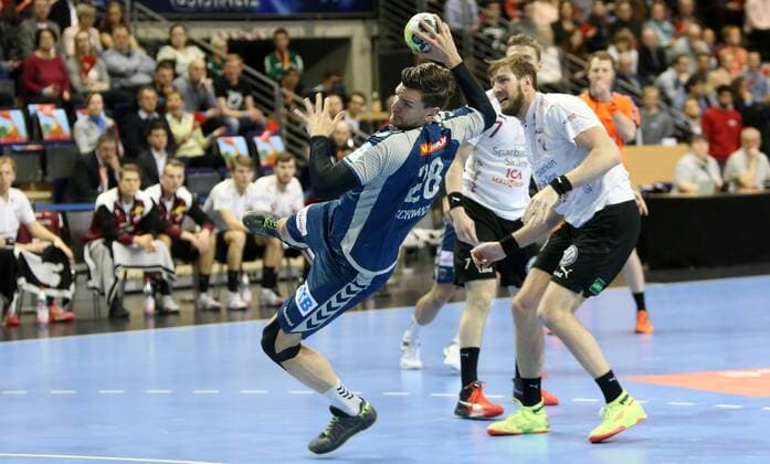 01.04.18, Handball - EHF-Pokal, Gruppe B, 12.Spieltag, Füchse Berlin - Lugi Lund Bild: Erik Schmidt Handball - EHF-Pokal - Füchse Berlin - Lugi Lund