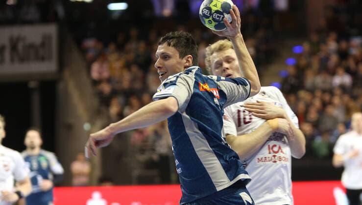 01.04.18, Handball - EHF-Pokal, Gruppe B, 12.Spieltag, Füchse Berlin - Lugi Lund Bild: Kevin Struck Handball - EHF-Pokal - Füchse Berlin - Lugi Lund
