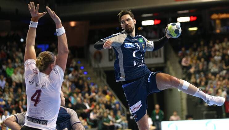 01.04.18, Handball - EHF-Pokal, Gruppe B, 12.Spieltag, Füchse Berlin - Lugi Lund Bild: Fabian Wiede Handball - EHF-Pokal - Füchse Berlin - Lugi Lund