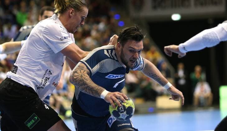 01.04.18, Handball - EHF-Pokal, Gruppe B, 12.Spieltag, Füchse Berlin - Lugi Lund Bild: Johan Koch Handball - EHF-Pokal - Füchse Berlin - Lugi Lund