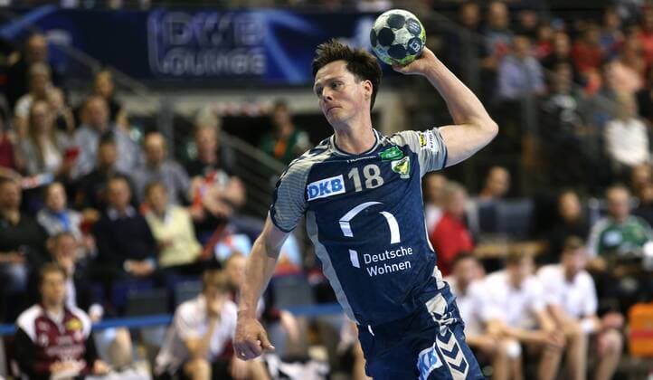 01.04.18, Handball - EHF-Pokal, Gruppe B, 12.Spieltag, Füchse Berlin - Lugi Lund Bild: Hans Lindberg Handball - EHF-Pokal - Füchse Berlin - Lugi Lund