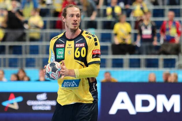 Kim Ekdahl du Rietz (RNL, 60), am Ball, Spielszene, Einzelbild, Aktion, Action, Handball, Champions League, Rhein-Neckar Löwen - PGE Vive Kielce,