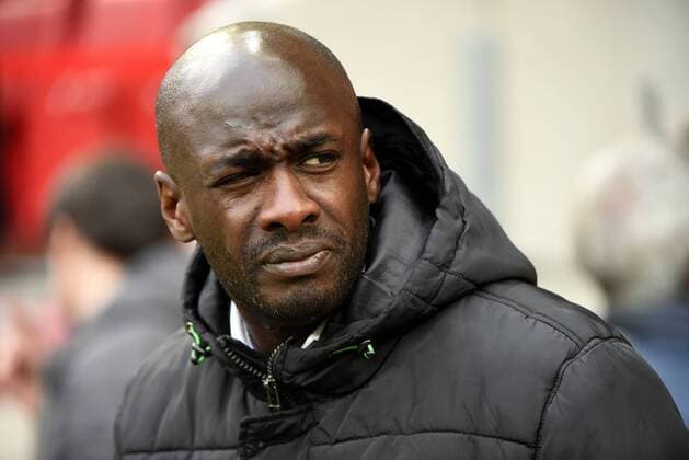 01.04.2018 Mainz, Opel-Arena 1. Bundesliga Fussball Saison 2017 2018 FSV Mainz 05 gegen Borussia Mönchengladbach Co-Trainer Otto Addo ( Borussia Mönchengladbach)