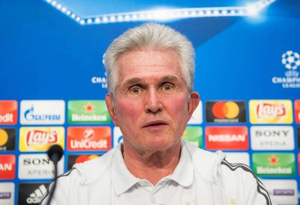 Bayern Munich head coach Jupp Heynckes attends a press conference PK Pressekonferenz after a tema0s training session in Seville, Andalusia, Spain, 02 April 2018. Bayern Munich will face Sevilla in their UEFA Champions League Quarter Finals first leg match on 03 April 2018 at Ramon Sanchez Pizjuan stadium. Bayern Munich press conference !ACHTUNG: NUR REDAKTIONELLE NUTZUNG!  Copyright: xRAULxCAROxCADENASx GRAF4512 20180402-636582898397630756
