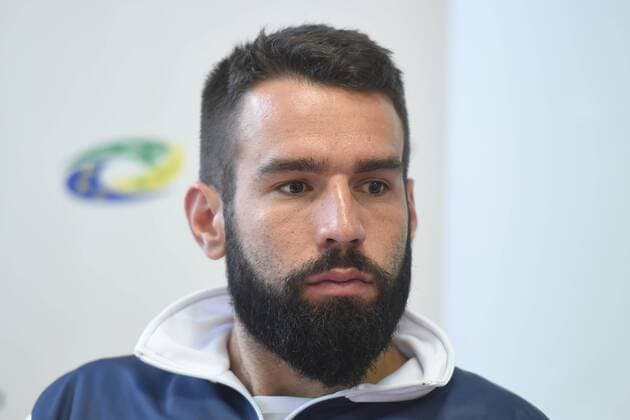 Czech tennis player Vaclav Safranek attends the press conference PK Pressekonferenz prior to the Davis Cup match Czech Republic vs Israel, in Ostrava, Czech Republic, on April 3, 2018. (CTKxPhoto JaroslavxOzana) CTKPhotoP201804030454301  JAO 14