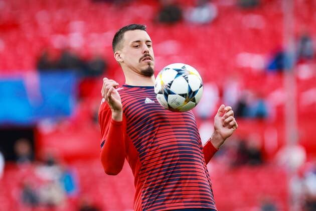 3rd April 2018, Ramon Sanchez Pizjuan, Seville, Spain; UEFA Champions League football, quarter final 1st leg, Sevilla versus Bayern Munich; Wagner of Bayern Munich at warmup  ActionPlus12008099