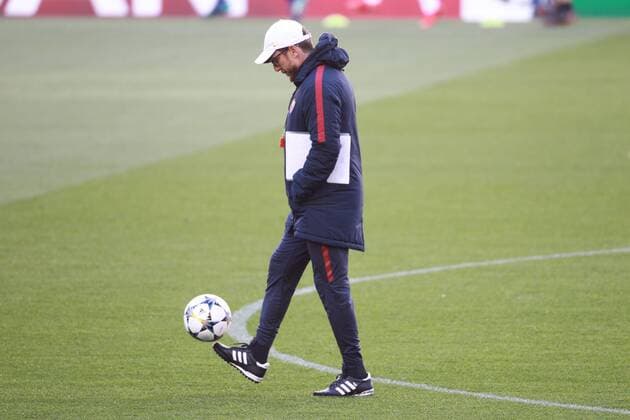 Eusebio Di Francesco Allenamento AS Roma Barcellona 03 04 2018 Champions League Foto Gino Mancini Insidefoto Cell: 3342966346 3401257327