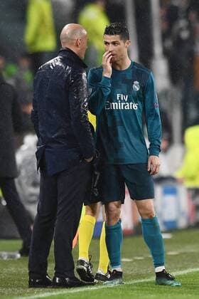 Mg Torino 03 04 2018 - Champions League Juventus-Real Madrid foto Matteo Gribaudi Image nella foto: Cristiano Ronaldo-Zinedine Zidane 