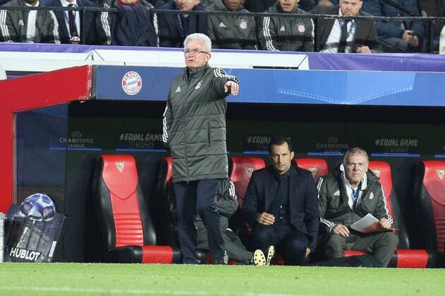 Chef-Trainer Jupp Heynckes (FC Bayern Muenchen), FC Sevilla vs. FC Bayern Muenchen, Fussball, Viertelfinale, Champions League, 03.04.2018 Sevilla Sevilla Spanien
