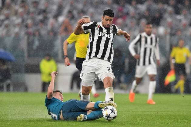 Toni Kroos Real, Sami Khedira Juve. Torino 03-04-2018 Stadium Champions League 2017 2018 Round of 8 Juventus - Real Madrid Foto Andrea Staccioli Insidefoto andreaxstaccioli