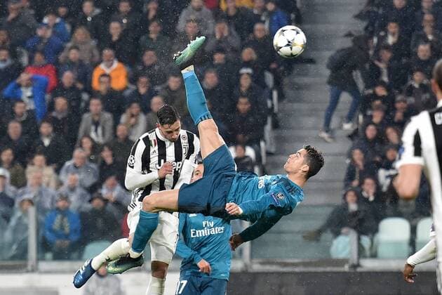 Bilder des Tages - SPORT il secondo gol di Cristiano Ronaldo Real. Goal celebration. Torino 03-04-2018 Stadium Champions League 2017 2018 Round of 8 Juventus - Real Madrid Foto Andrea Staccioli Insidefoto andreaxstaccioli