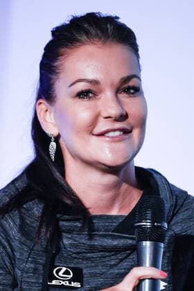 Agnieszka Radwanska at a press conference PK Pressekonferenz in Warsaw Agnieszka Radwanska at a press conference on April 4, 2018 in Warsaw, Poland.  EN_01313279_0006