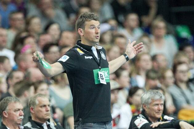 Deutschland - Serbien Handball Leipzig, 04.04.2018, Arena Leipzig, Handball, Länderspiel, Männer, Deutschland - Serbien , Im Bild: Trainer Christian Prokop (Deutschland) ,