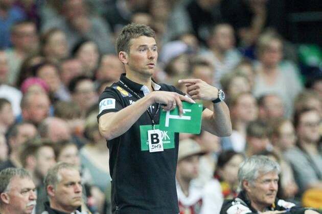 Deutschland - Serbien Handball Leipzig, 04.04.2018, Arena Leipzig, Handball, Länderspiel, Männer, Deutschland - Serbien , Im Bild: Trainer Christian Prokop (Deutschland) ,