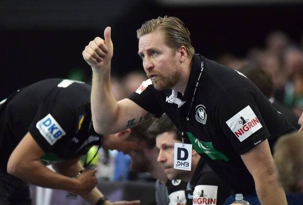 DHB Teammanager Oliver Roggisch beim Spiel Deutschland (GER) vs Serbien (SRB), Handball, Laenderspiel, EHF, Testspiel, 04.04.2018 Leipzig Copyright: xEIBNER ChristianxModlax EP_CMA
