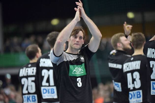 Uwe Gensheimer (GER 3) nach dem Spiel Deutschland (GER) vs Serbien (SRB), Handball, Laenderspiel, EHF, Testspiel, 04.04.2018 Leipzig Copyright: xEIBNER ChristianxModlax EP_CMA