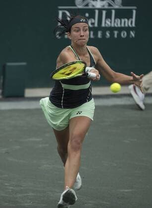 April 4,2018: Anastasia Sevastova (LAT) defeated Caroline Dolehide (USA) 7-5, 6-7, 6-1, at the Volvo Car Open being played at Family Circle Tennis Center in Charleston, South Carolina. Â© Tennisclix CSM TENNIS 2018: Volvo Car Open APRIL 04 - ZUMAc04_ 20180404_zaf_c04_023 Copyright: xLesliexBillmanx