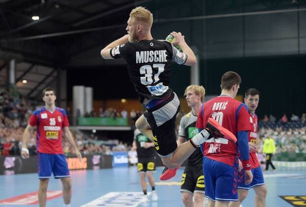 Matthias Musche (GER 37) beim Spiel Deutschland (GER) vs Serbien (SRB), Handball, Laenderspiel, EHF, Testspiel, 04.04.2018 Leipzig Copyright: xEIBNER ChristianxModlax EP_CMA