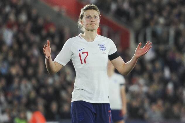 England Women v Wales Women 2019 FIFA Womens World Cup Qualifier Ellen White of England Women reacts after having a shot saved by Laura O Sullivan of Wales during the 2019 FIFA Womens World Cup Qualifying match at the St Mary s Stadium, Southampton Content Not Available For UK Newspapers Copyright: xAlexxBurstowx FIL-11618-0014