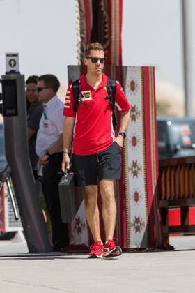 Sebastian Vettel (Scuderia Ferrari) , Grosser Preis von Bahrain 2018, Freies Training, 07.04.18, Foto:Illmann Eibner Sachir Copyright: xEIBNER Illmannx EP_EER