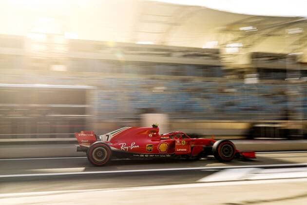 Kimi Raikkoenen (Scuderia Ferrari), Grosser Preis von Bahrain 2018, Freies Training, 07.04.18, Foto:Illmann Eibner Sachir Copyright: xEIBNER Illmannx EP_EER