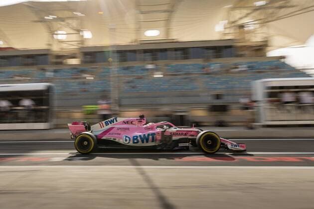Sergio Perez (Sahara Force India F1 Team) , Grosser Preis von Bahrain 2018, Freies Training, 07.04.18, Foto:Illmann Eibner Sachir Copyright: xEIBNER Illmannx EP_EER